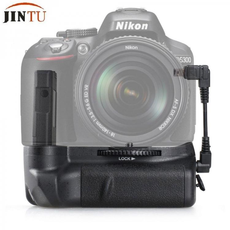 all in one place אביזרים JINTU NEW Power Battery Grip Pack Holder For Nikon D5100/D5200/D5300 DSLR Camera Work with EN-EL14 Battery