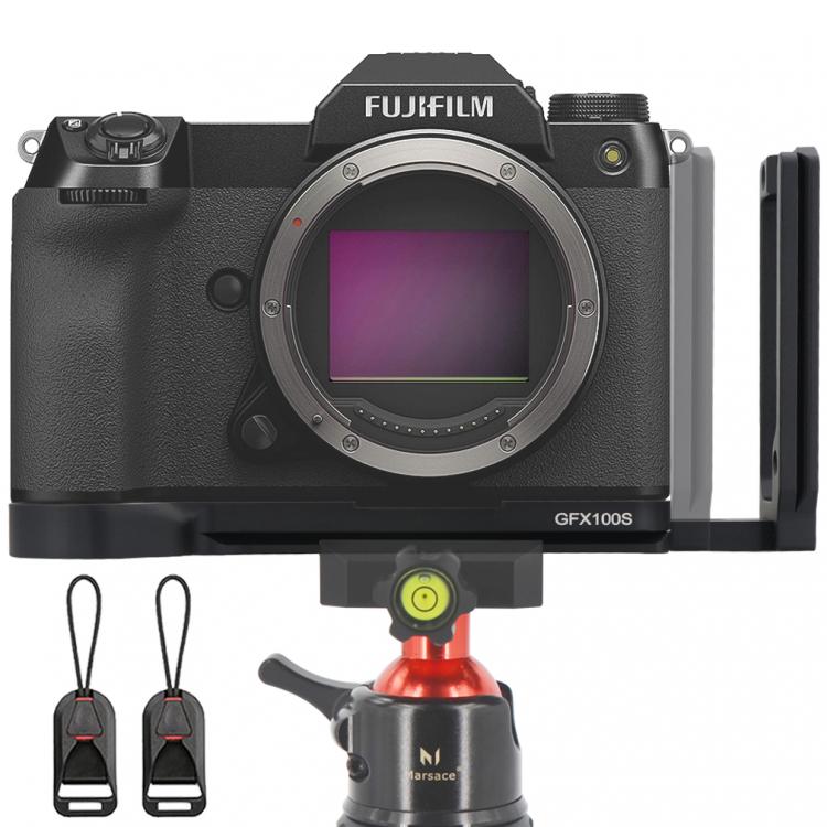 all in one place אביזרים Quick Release L Plate Metal Hand Grip Arca Swiss Bracket Holder for Fuji Fujifilm GFX 100S + Quick release buckle