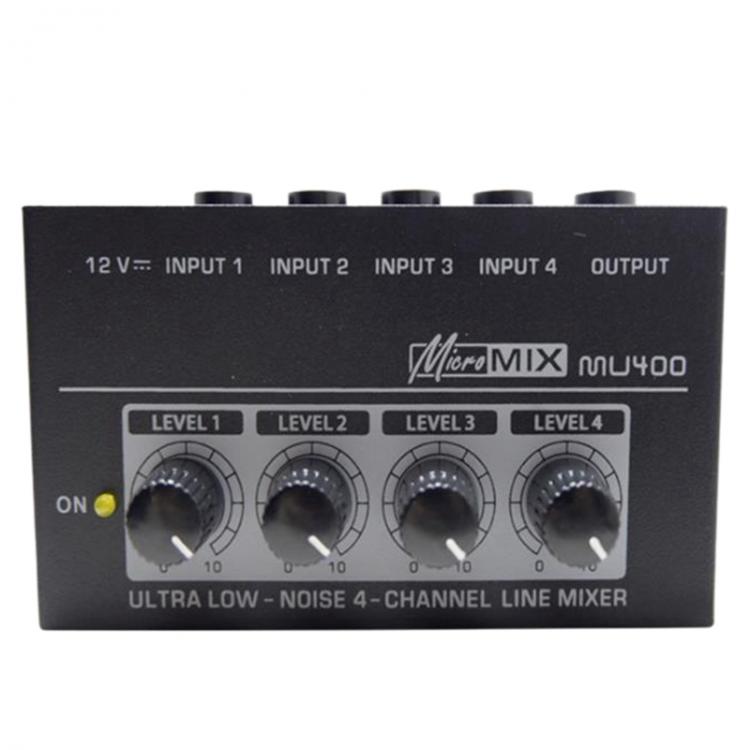 all in one place חומרה Sound Card Audio Mixer Sound Board Console Desk System Interface 4 Channel 12V Direct (Us Plug)