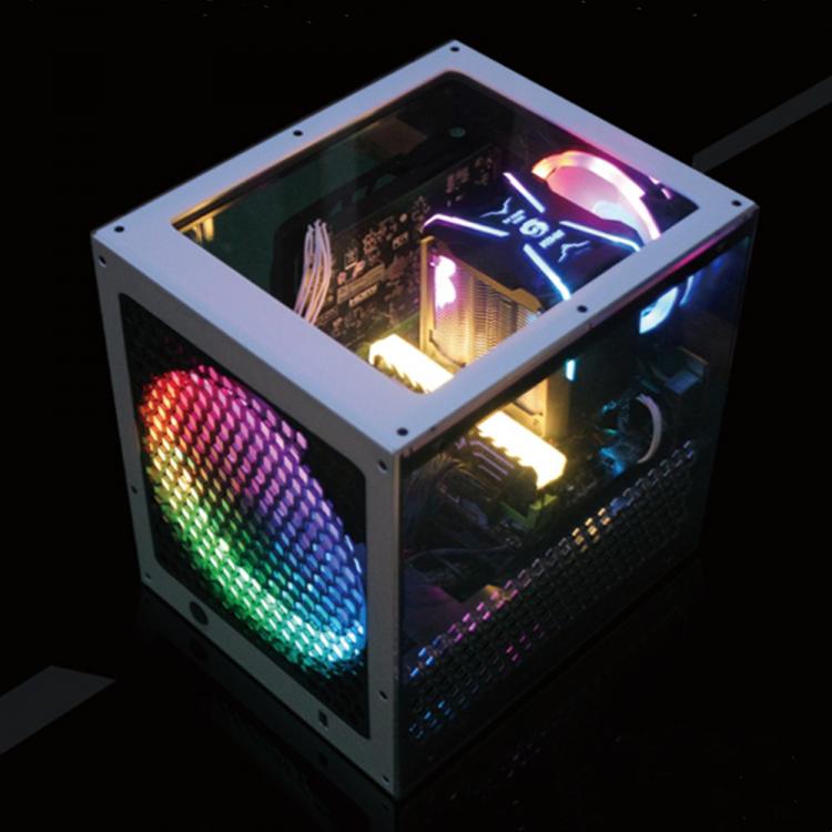 all in one place חומרה Mini Magic Cube M68 Open Bench Table PC Case For ITX MATX Systemboard Support Water Cooler DIY 3 Side Transparent Computer Case