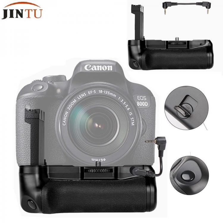 all in one place אביזרים JINTU Vertical Shutter Battery Grip Holder For CANON EOS 800D/Rebel T7i/77D/Kiss X9i DSLR Camera