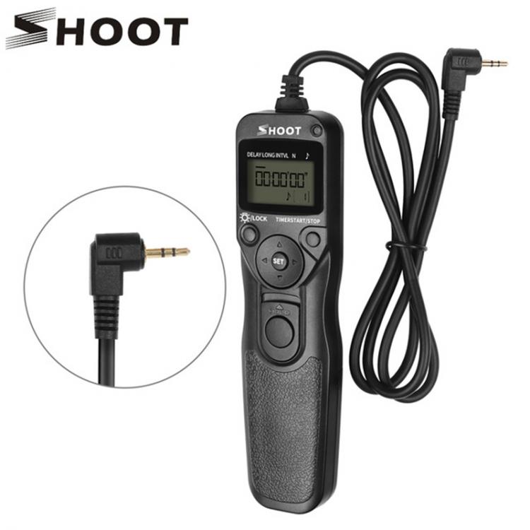 all in one place אביזרים SHOOT RS-60E3 LCD Time Shutter Release Remote Control for Canon EOS 1300D 1200D 750D 650D 600D 700D 500D 350D 30D Rebel T4i