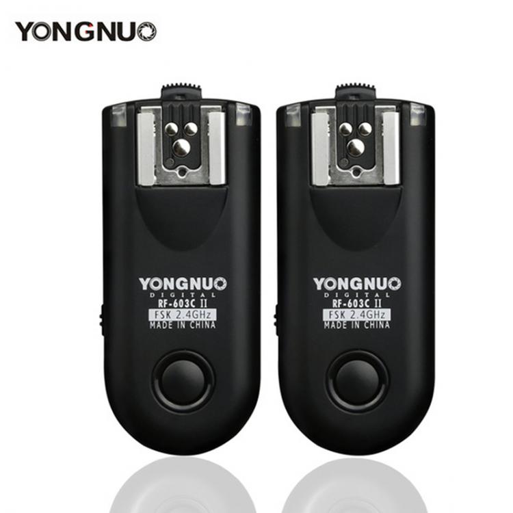 all in one place אביזרים YONGNUO RF-603 II RF603II Wireless Flash Trigger 2 Transceivers for Canon Nikon Camera and YN-560III YN-560IV flash photoflash