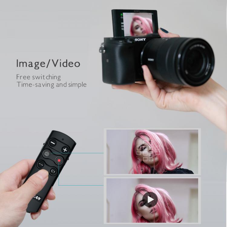 all in one place אביזרים AODELAN RMT-P1BT Camera Remote Wireless Shutter Release for Sony ZV-E10, FX3, A1, A7III, A7R III, A6400, A9, A9II, A7C, A7S III