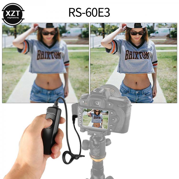 all in one place אביזרים RS-60E3 Shutter Release Remote Control Cord for Canon EOS 1300D 1100D 1200D 1000D 100D 350D 500D 550D 600D 650D 700D DSLR Camera