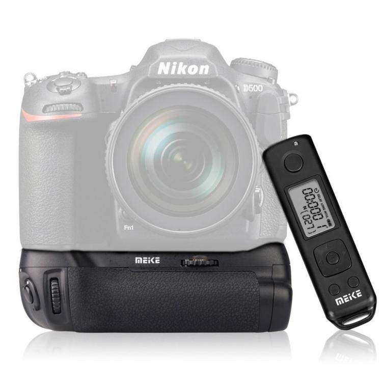all in one place אביזרים MEKE Meike MK-D500 Pro Power pack Built-in 2.4GHZ FSK Remote Control Shooting for Nikon D500 Camera