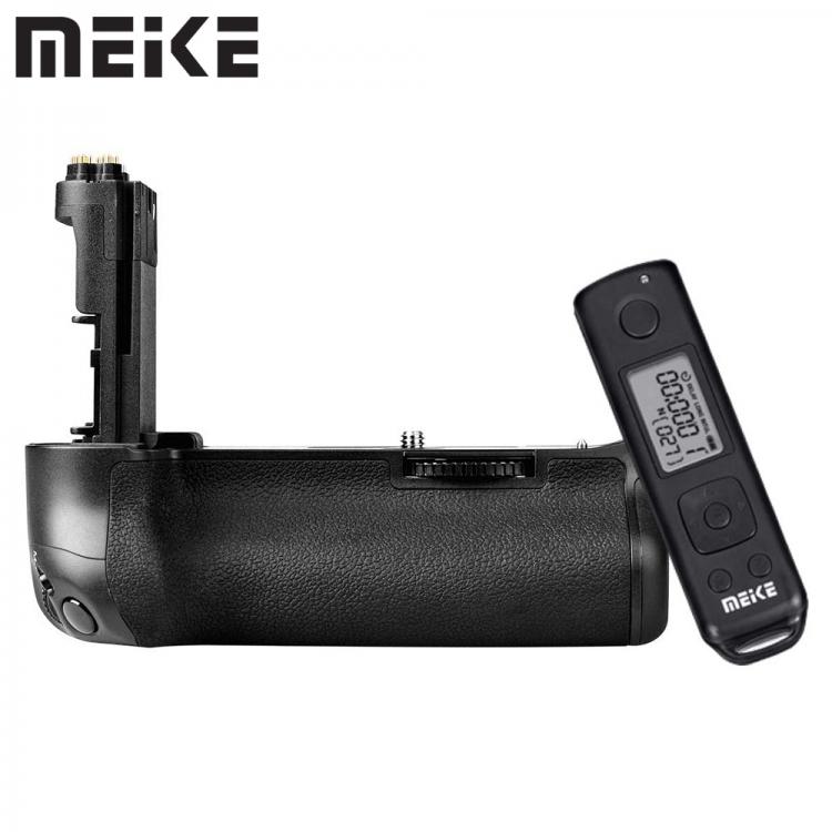 all in one place אביזרים Meike MK-7DII Pro Vertical Battery Grip for Canon EOS 7D2 7D Mark II DSLR Cameras as BG-E16 with 2.4g Wireless Remote Control