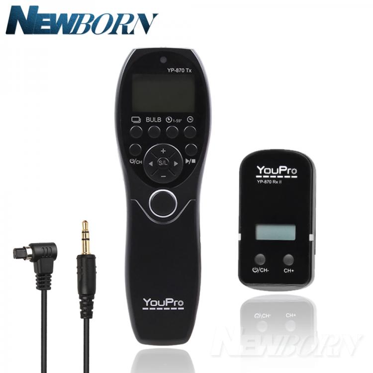 all in one place אביזרים YouPro YP-870II N3 Wireless Shutter Timer Remote for Canon EOS 50D 40D 30D 20D 10D 7D 6D 5Ds R 5D Mark IV 5D Mark III/II RS-80N3