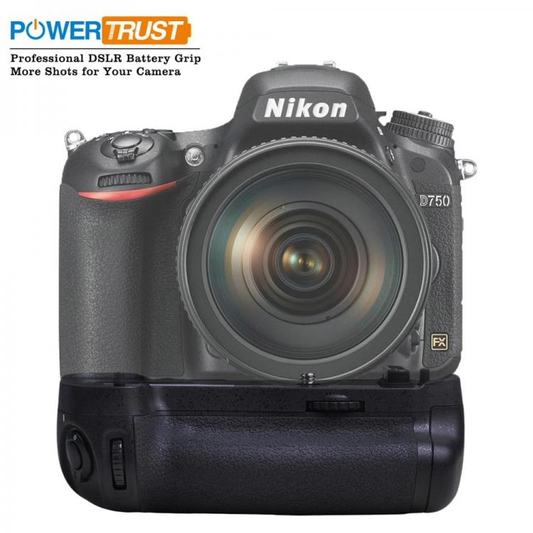 all in one place אביזרים PowerTrust Vertical MB-D16 Battery Grip Holder for Nikon D750 DSLR Camera work with EN-EL15 battery Or 6Pc AA Batteries