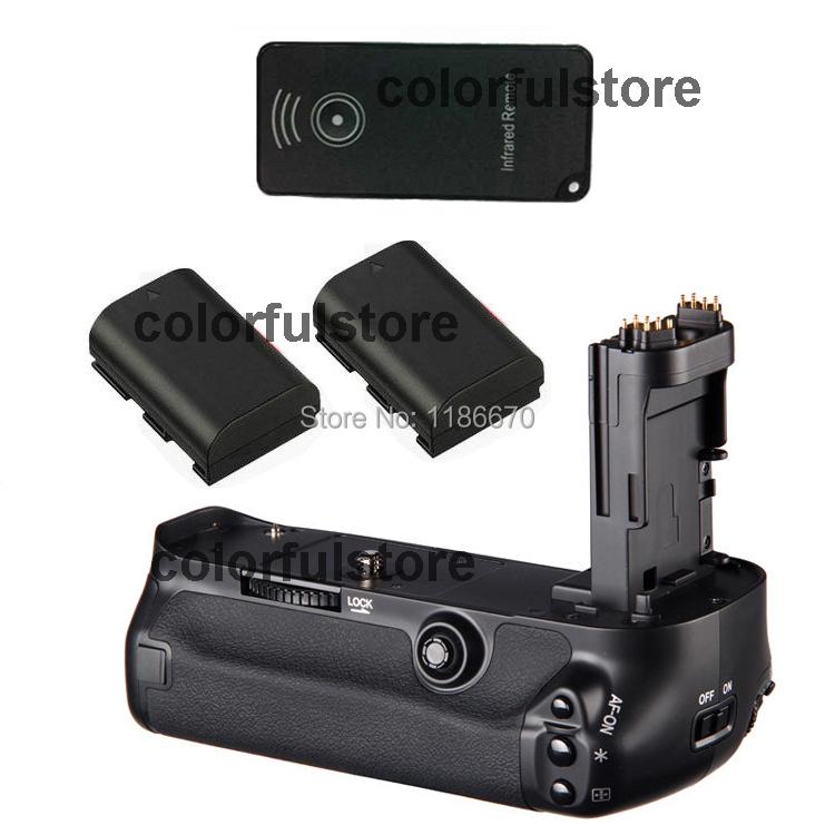 all in one place אביזרים 2-Step Vertical Shutter Battery Hand Handle Grip Holder For Canon EOS 5D Mark III 3 5DIII 5D3 Camera+IR Remote+2 LP-E6 as BG-E11