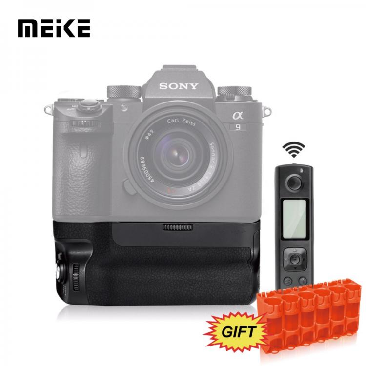 all in one place אביזרים Meike MK-A9 Pro Battery Grip Built-in 2.4GHz Remote Controller to Control shooting Vertical-shooting Function for Sony A9 A7RIII