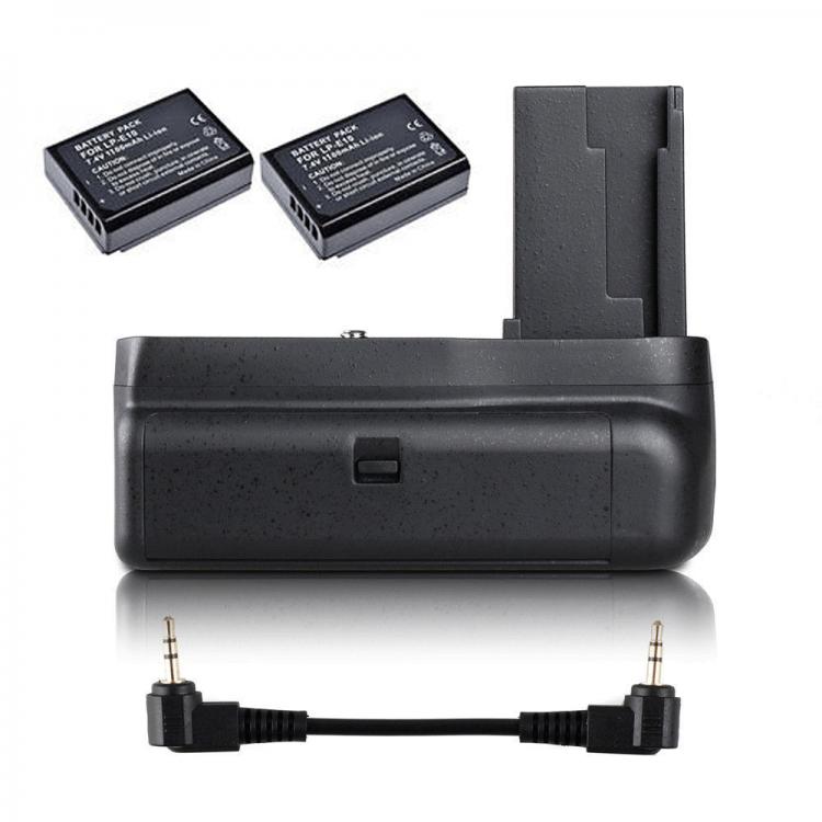 all in one place אביזרים JINTU Vertical Battery Grip +2pcs LP-E10 Kit for Canon EOS 1100D 1200D 1300D/Rebel T3 T5 T6/kiss X50/70  SLR Camera W/half-press