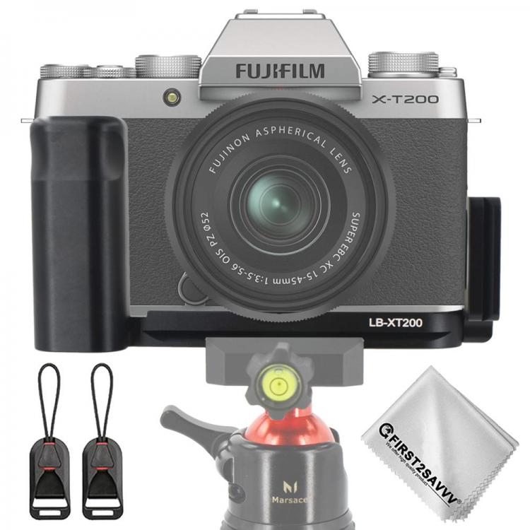 all in one place אביזרים Camera L Plate Bracket Arca Swiss Tripod Head Holder LB Hand Grip for Fujifilm X-T200 XT200