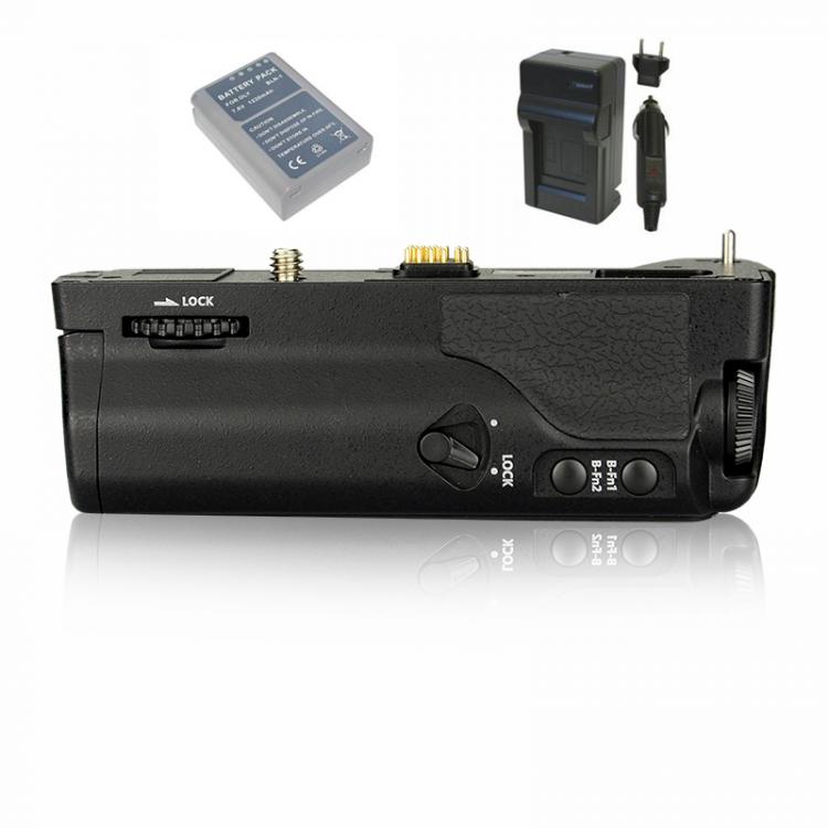 all in one place אביזרים HLD-7 HLD7 Battery Grip + BLN-1 BLN1 Battery + Charger for Olympus OM-D E-M1 OMD EM1 Compact System Cameras.