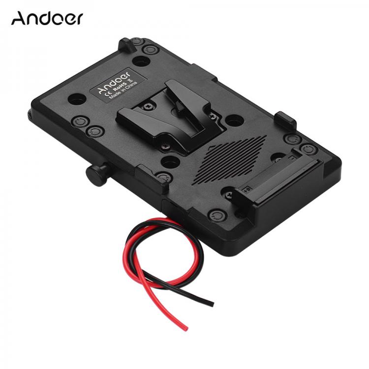 all in one place אביזרים Andoer Back Pack Plate Adapter with D-tap Output for Sony V-Mount V-Lock Battery External for DSLR Camera Camcorder Video Light