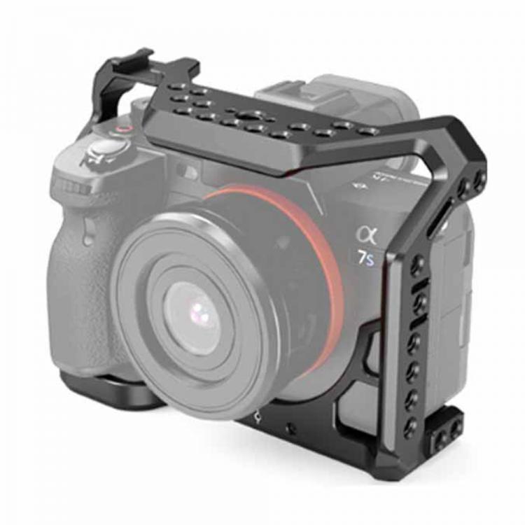 all in one place אביזרים A7S3 DSLR Camera Cage Rig A7SIII Protective Case Extension Bracket Arri Cold Shoe Form-fitting for Sony Alpha 7S III Stabilizer