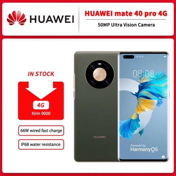 all in one place טלפונים סלולרים HUAWEI Mate 40 Pro 4G MobilePhone 6.76 Inch OLED 90Hz Curved Screen Kirin 9000 Octa Core HarmonyOS 2.0 50MP Triple Camera NFC