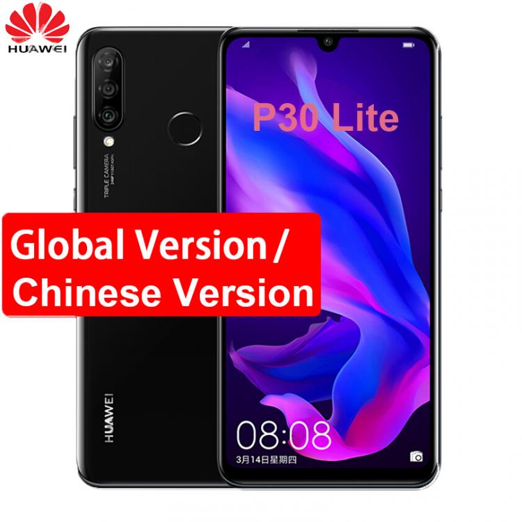 all in one place טלפונים סלולרים HUAWEI P30 Lite Nova 4e Smartphone Kirin 710 Octa Core Android 9.0 FingerPrint ID 3340 mAh 6.15 inch 4*Cameras Cell Phone