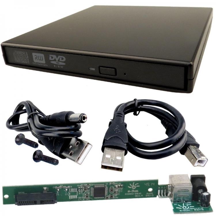 all in one place ציוד היקפי 9.0/9.5mm USB 2.0 External Optical Drive Box External Case Blu-Ray CD DVD RW To SATA Hard Disk Drive Caddy Adapter Newest