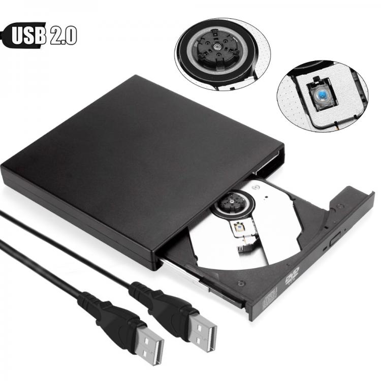 all in one place ציוד היקפי External USB 2.0 DVD RW CD Drive Writer Burner CD/ -ROM Player slim Portatil For WINDOWS XP/7/8/10 For Mac Laptop PC