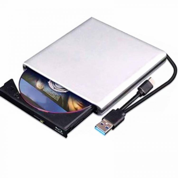all in one place ציוד היקפי External Blu Ray Dvd Drive 3D, USB 3.0 Typc C Portable Bluray Dvd Cd Optical Burner for  Os Windows 7 8 10 Imac