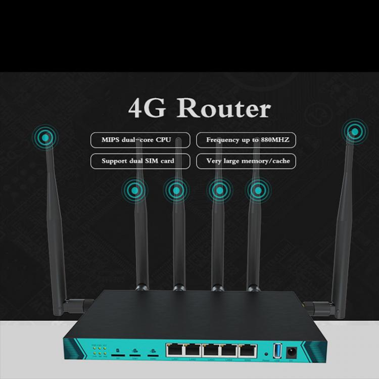 all in one place ציוד היקפי Cioswi WG1602 Gigabit Router Dual-Card Multi-Mode Intelligent 1200M 4G LTE Dual SIM Card Openwrt CAT6 Router Wifi Modem 4LAN