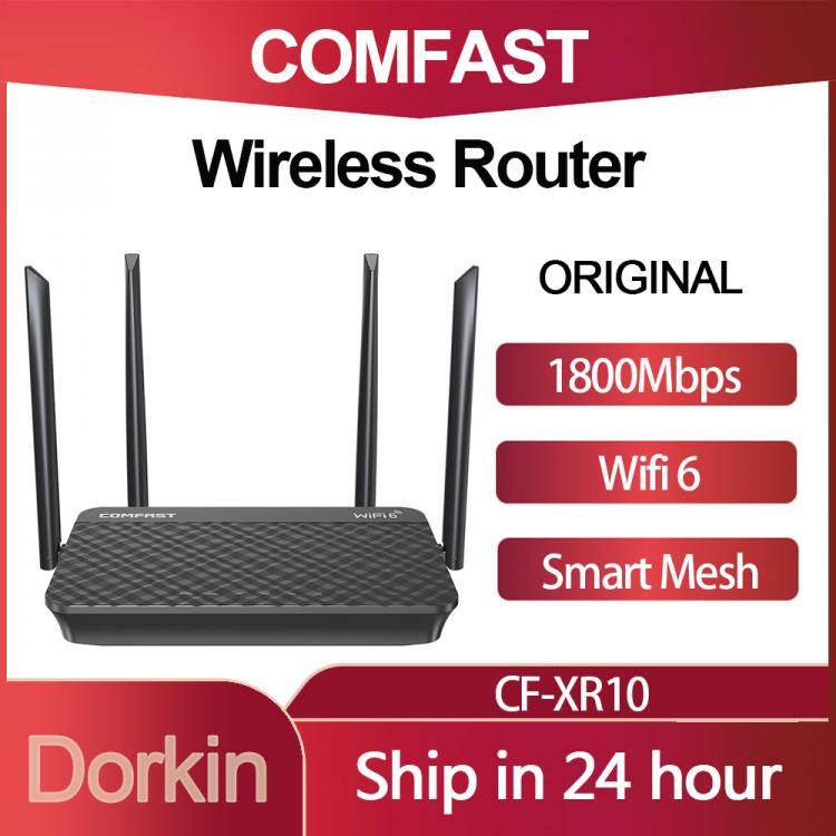 all in one place ציוד היקפי Comfast CF-XR10 1800Mbps Wifi6 Router Smart Mesh Qualcomm Quad Core 2.4G 5.0 GHz Full Gigabit Dual-band Wireless Home Mesh