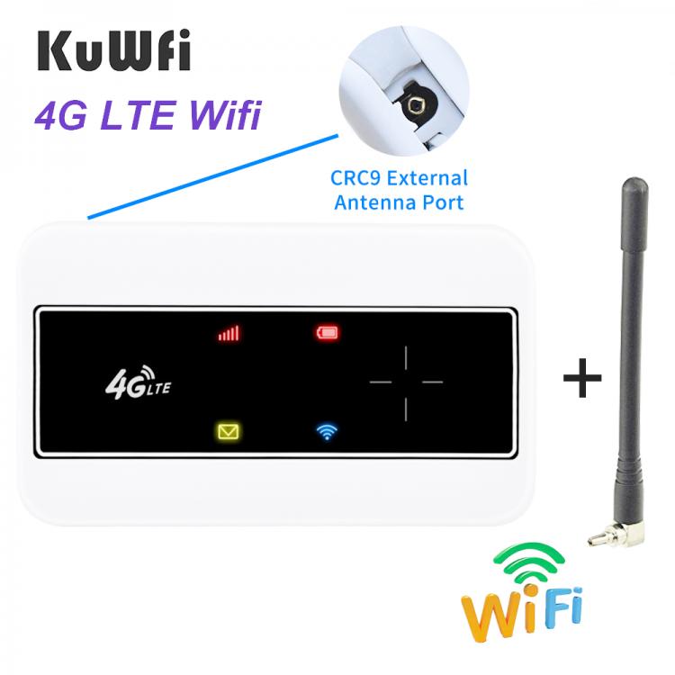 all in one place ציוד היקפי KuWFI Mini 4G Router 3G/4G LTE Wireless Wifi Modem Portable Pocket Wi-fi Mobile Hotspot Car Wi-fi Router With Sim Card Slot