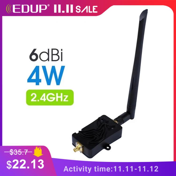 all in one place ציוד היקפי EDUP 2.4Ghz 4W 802.11n/g/b Wifi Signal Booster Signal Amplifier WiFi Repeater  Wireless Wifi Power Booster Long-Range