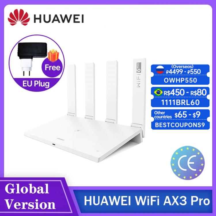 all in one place ציוד היקפי Huawei AX3 / ax3 Pro Quad-core Router WiFi 6+ 3000 Mbps International Version Fast Connection Dual-core Roteador جهاز التو