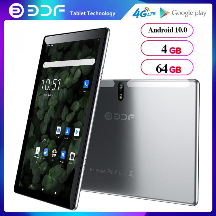 all in one place טאבלטים 10.1 Inch Pro Tablet Android 10.0 Octa Core Tablet 4G LTE Dual Phone Calling 4GB/64GB WiFi Bluetooth GPS планшет mipad Tabl