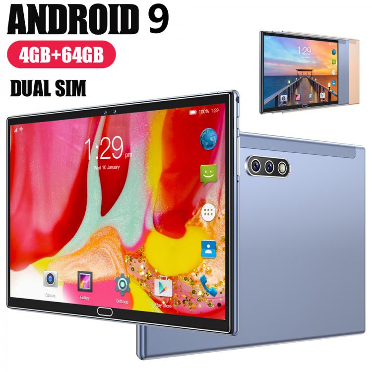 all in one place טאבלטים 2021 10.1inch Smart Tablet Android 9 GPS Dual 4G SIM Phone Call 8 Core 4GB+64GB 1960x1080 IPS HD Screen 5G WIFI Game Tablets PC