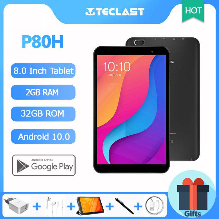 all in one place טאבלטים Teclast P80H 8 Inch Tablet Android 10.0 OS Quad Core 2GB RAM 32GB ROM Phone Dual Cameras 1280*800 IPS WiFi GPS 4000mAh Battery