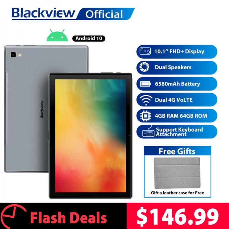 all in one place טאבלטים Blackview Tab 8 10.1 inch Android 10 Tablet 1920x1200 SC9863A Octa Core 4GB RAM 64GB ROM 4G Network AI Speed-up 6580mAh Tablets