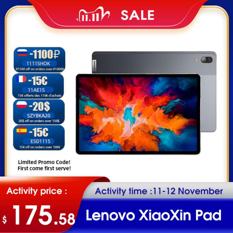all in one place טאבלטים Lenovo XiaoXin Pad Pro WiFi Tablet 11.5″ 6GB 128GB Android10 Qualcomm Snapdragon 730G Octa Core Unlocked Tablets Global Firmware