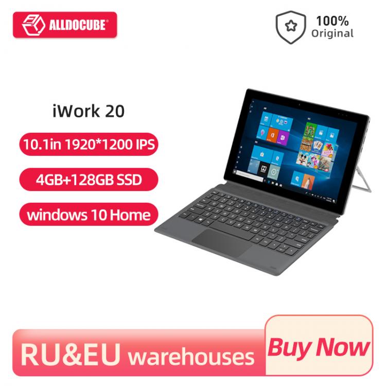 all in one place טאבלטים ALLDOCUBE iWork 20 Windows 10 Tablet PC 10.1 inch intel N4020 4GB DDR4 128GB Rom  1920*1200 IPS Tablets HDMI-compatible