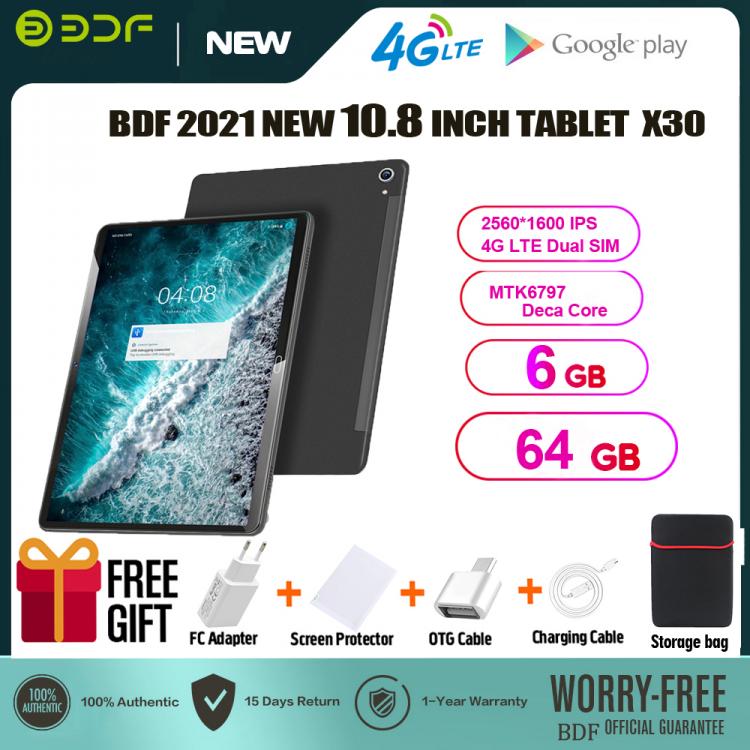 all in one place טאבלטים 10.8 Inch Pro Tablet Android 8.0 Deca Core 4G Phone Call 6GB/64GB Tablets Pc 2560*1600 IPS Dual SIM Cards GPS WiFi Bluetooth Tab