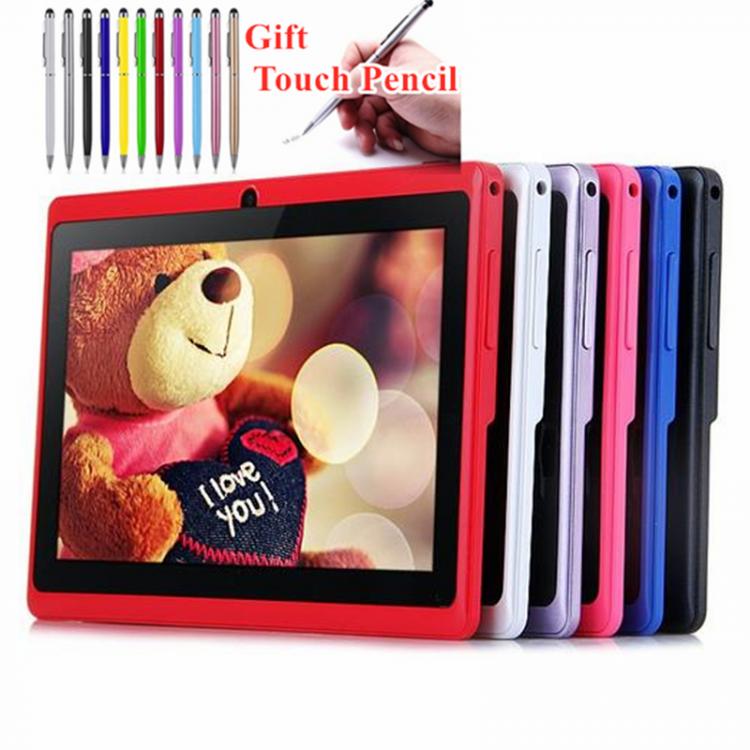 all in one place טאבלטים 7 Inch A33 4G Android 4.4 Q88 Pro Allwinner Quad Core 512MB/4GB  Bluetooth-Compatible WIFI With 1024*600 Dual Camera