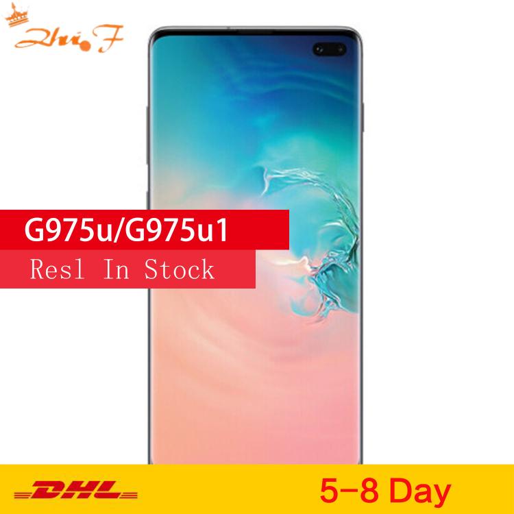all in one place טלפונים סלולרים Samsung Galaxy S10+ g975u G975U1 S10 Plus  8GB RAM 128GB  Mobile Phone Snapdragon 855 Octa Core 6.4" 16MP&Dual 12MP  NFC