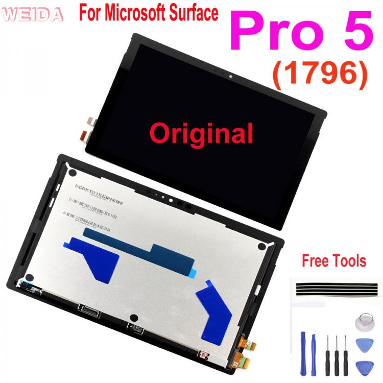all in one place טאבלטים Original Lcd For Microsoft Surface Pro 5 1796 LCD Display Touch Digitizer Assembly LP123WQ1 For Microsoft Surface Pro5 Lcd