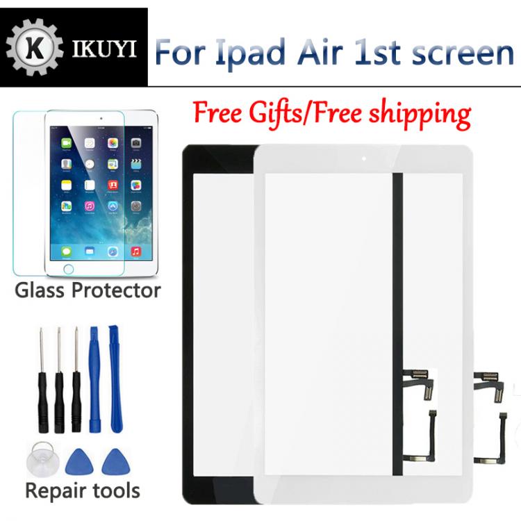 all in one place טאבלטים OEM For iPad Air 1 ipad5 5th Touch Screen Digitizer Front Sensor Glass Display Panel Assembly Replacement A1474 A1475 A1476