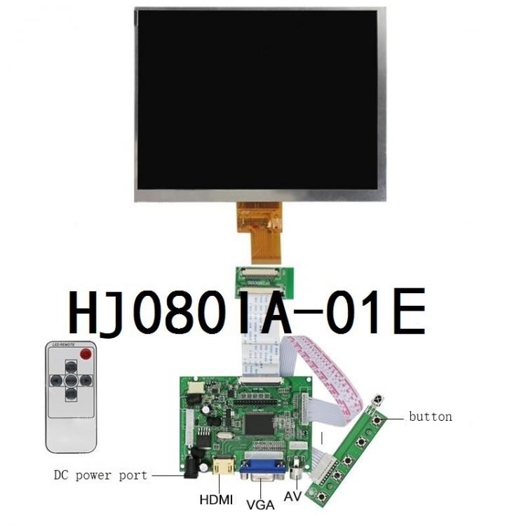 all in one place טאבלטים 8 inch IPS 1024X768 tablet HD screen LCD display  HJ080IA-01E Control Monitor driver board
