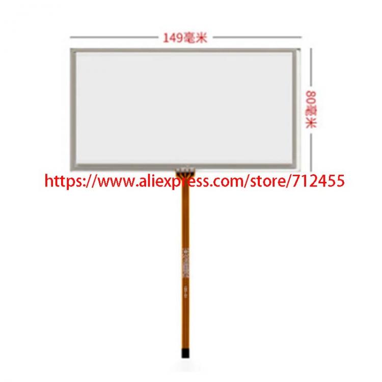 all in one place טאבלטים 6 inch 4 line Car DVD touch screen panel digitizer Sensor glass compatible for Sony XAV-E622 XAV-63 149mm*80mm