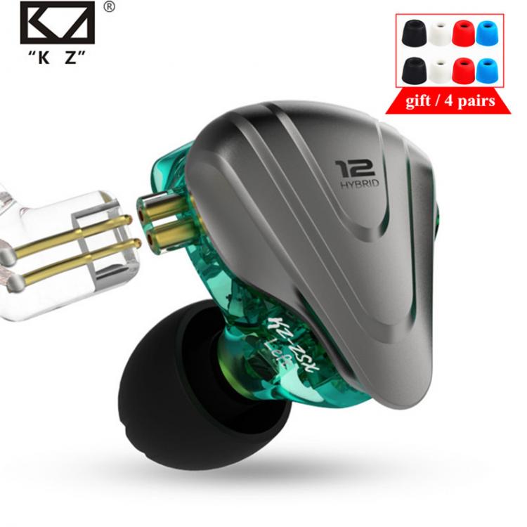 all in one place אביזרים KZ ZSX 5BA 1DD Hybrid Unit In-Ear Earphones HIFI Metal Music Sport Headset KZ ZAX ASX ASF ZS10 PRO AS16 C12 CA16 VX V90 NS9