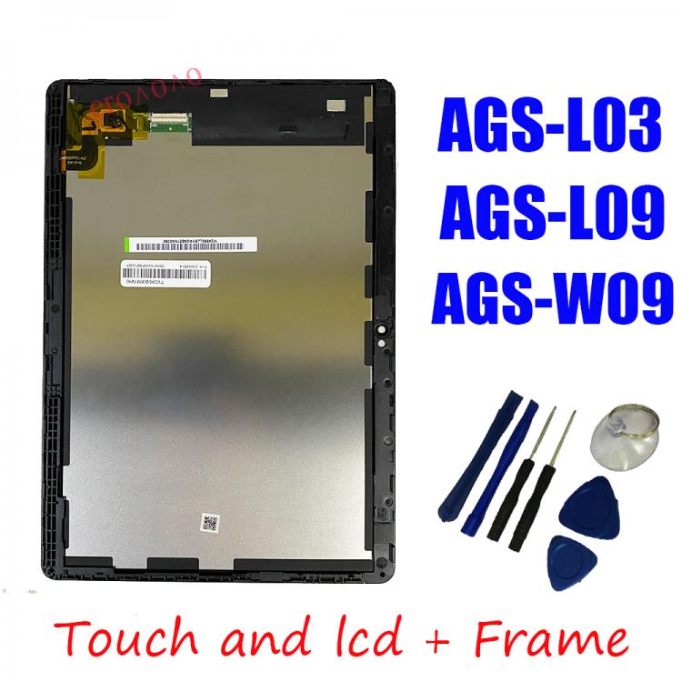 all in one place טאבלטים 9.6"For Huawei Mediapad MediaPad T3 10  AGS-L03 AGS-L09 AGS-W09 LCD display touch screen digitizer assembly with frame+tools