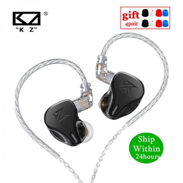 all in one place אביזרים KZ DQ6 3DD In-ear Earphones HIFI Music Sport Headset with 2PIN CableKZ ZAX ZSX ASX ZS10 PRO AS12 AS16 ZSN PRO C12 DM7 AS06 v90s