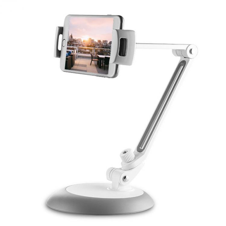 all in one place טאבלטים Cell Phone Stand Adjustable Height & Angle Phone Holder, Flexible Arm Universal Phone Stand for Desk, Aluminum Alloy