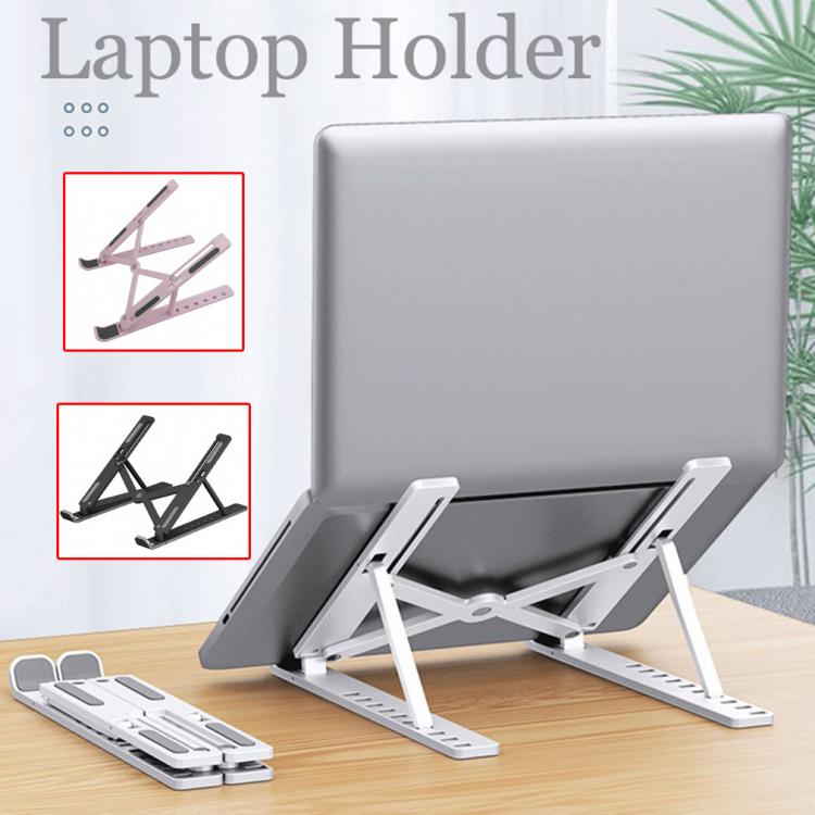 all in one place טאבלטים Adjustable Laptop Stand plastic  For Macbook Computer PC iPad Tablet Table Support Notebook Stand Cooling Pad Laptop Holder Base