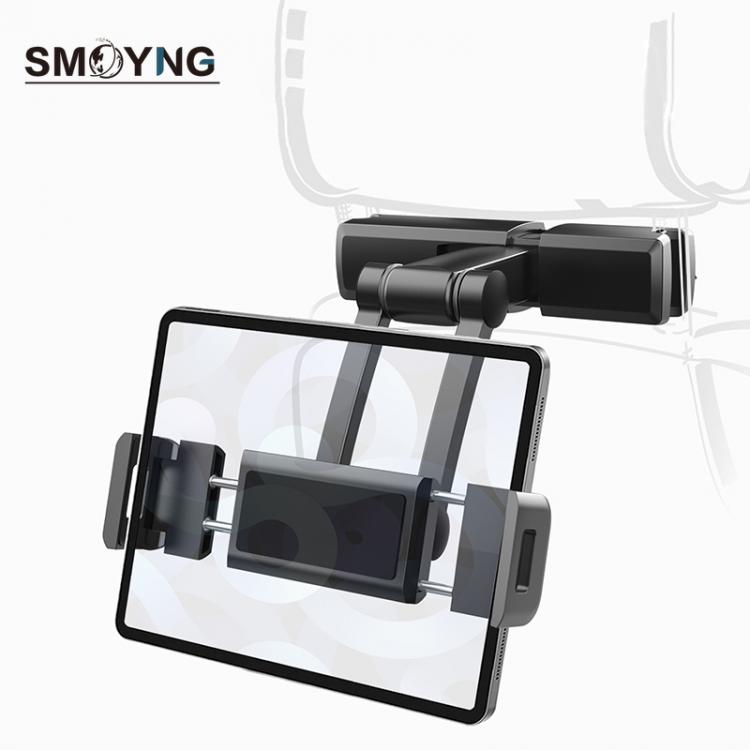 all in one place טאבלטים SMOYNG Collapsible Back Seat Headrest Tablet Phone Car Holder Stand Ajustable Support For Xiaomi iPhone iPad Car Mobile Mount