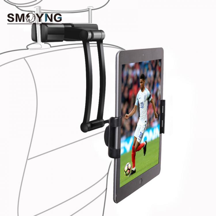 all in one place טאבלטים SMOYNG Aluminum Back Seat Headrest Tablet Phone Car Holder Stand For 5-13 Inch iPhone iPad Air Mini 2 3 4 Pro 12.9 Support Mount